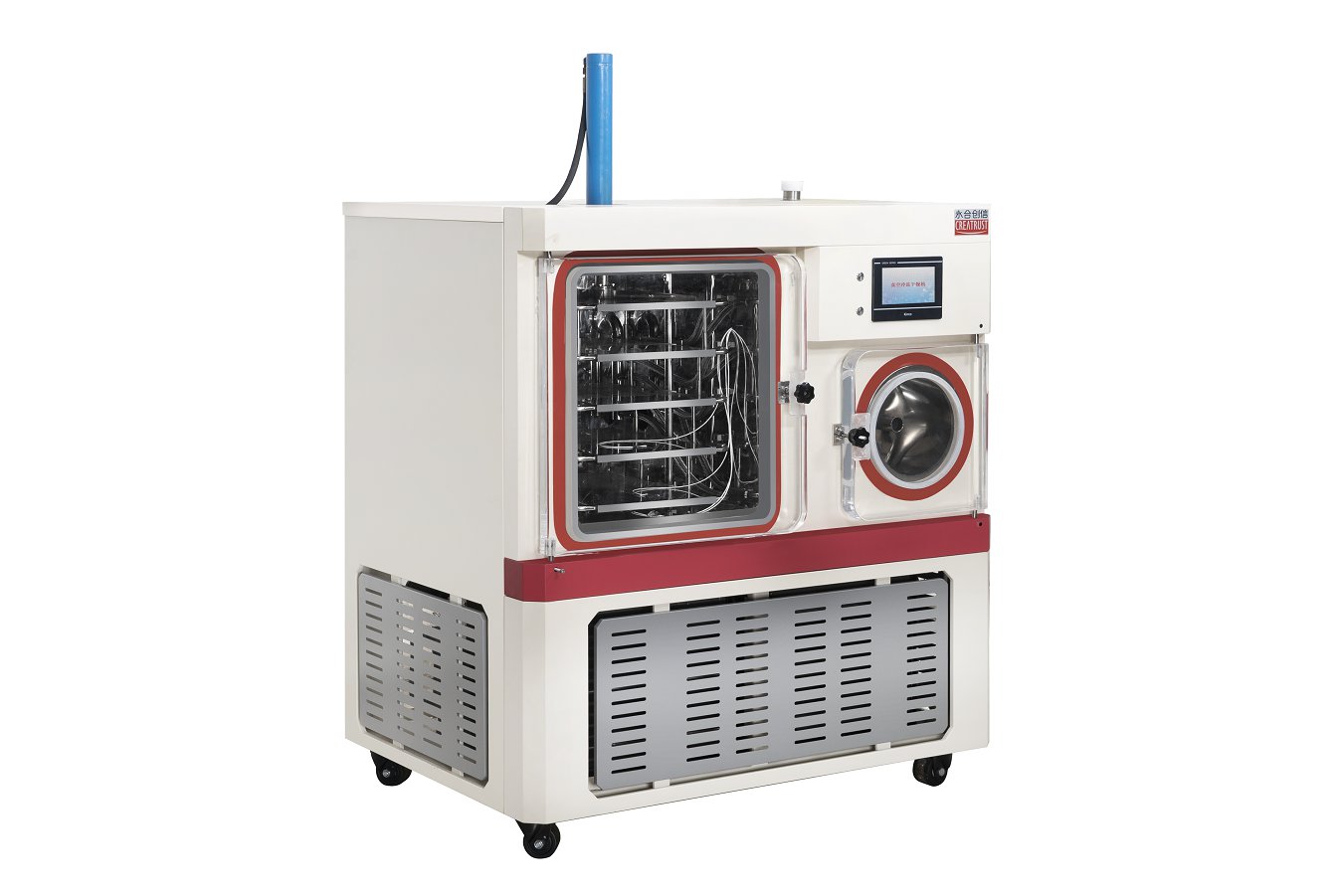 CTFD-50T侧面.png 中试压盖型冻干机CTFD-50T 冷冻干燥机 第1张